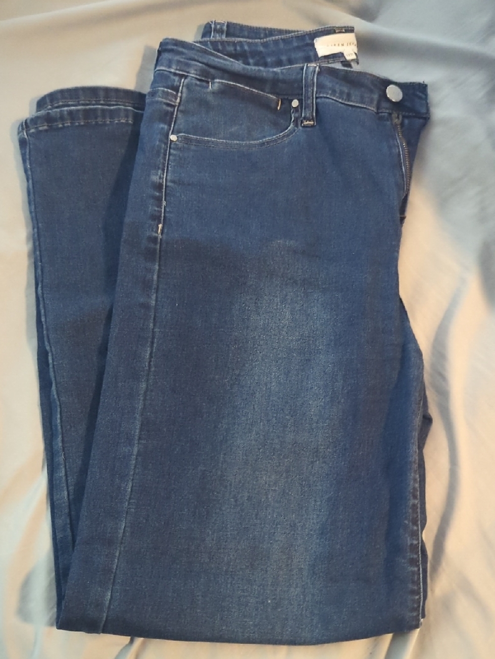Risen Dark Blue Wise Leg Denim Jeans
